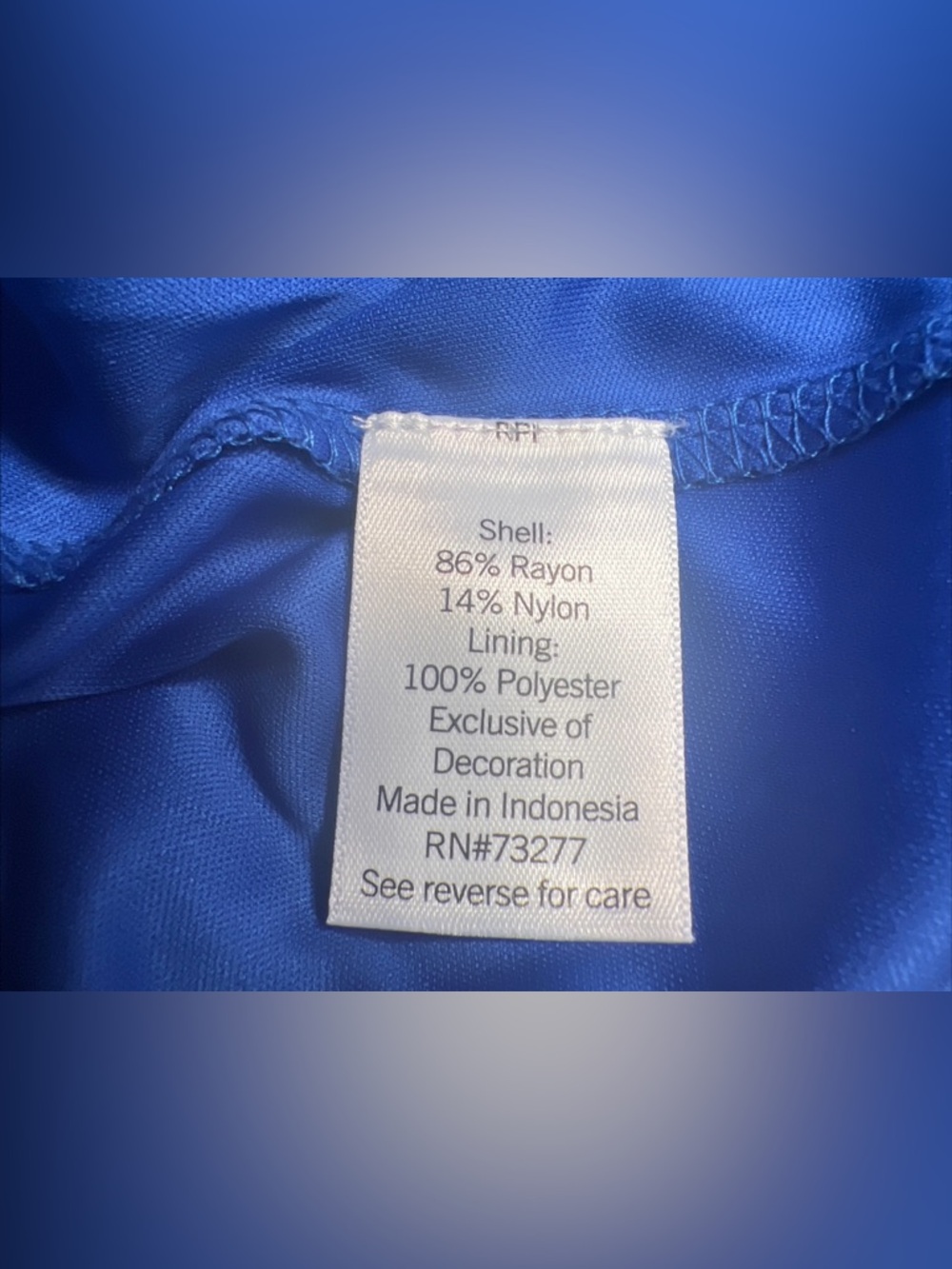 Nine West Women’s Flowy Smocked Back Blue Tiered Midi Minimalist Dress|Size:XXL - Picture 14 of 16